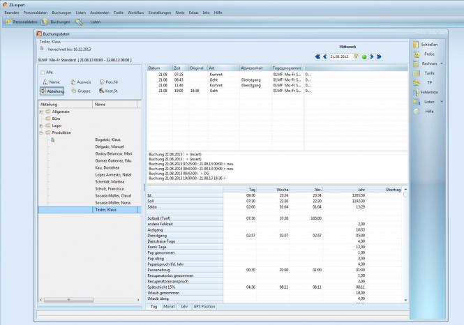 ZE.basis Komplettsystem für 10 Mitarbeiter mit Transponder Mifare